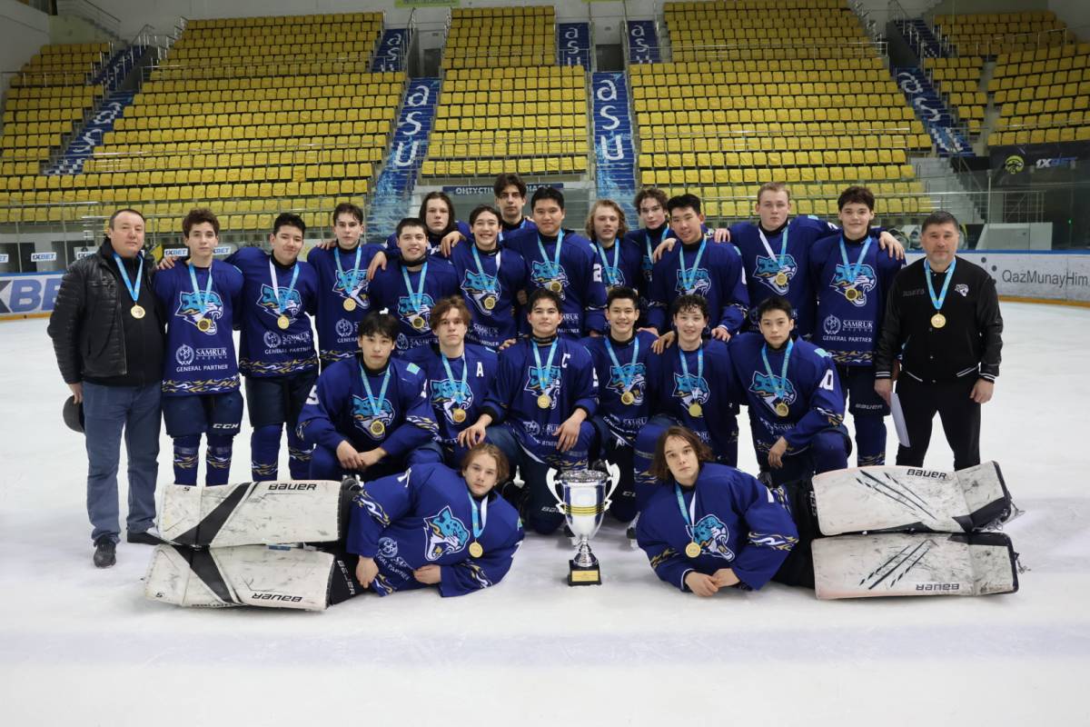 «Барыс-2008» победители чемпионата Казахстана по хоккею с шайбой среди юношей 2008 года